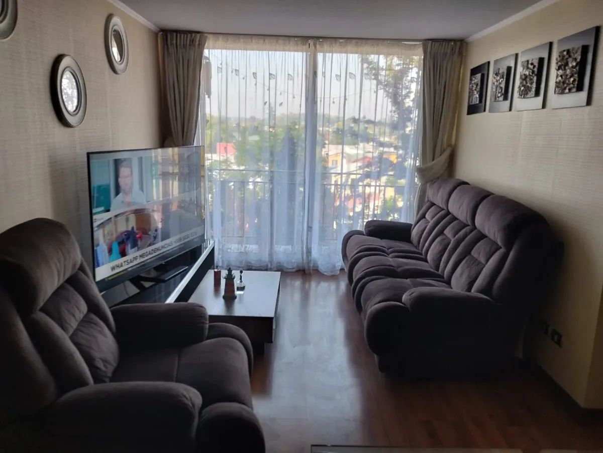 Imagen 2 de 14 de Bonito Departamento En Venta,3 Dormitorios, Cómodo, Luminoso