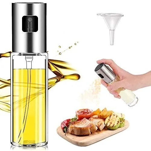 Aceitera Spray Acero Inoxidable Aceite Vinagre Pulverizador