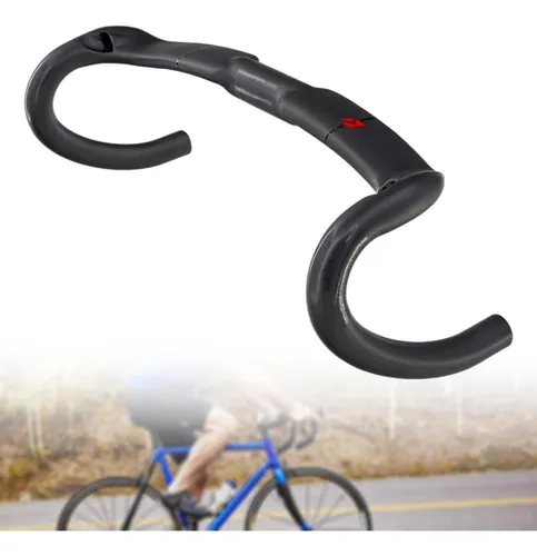 Manillar De Carbono Para Bicicleta De Ruta, Diseño 380 Mm