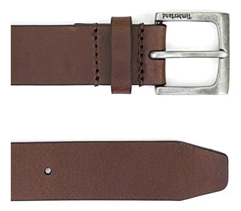 Timberland Mens Classic Leather Jean Belt 14 Pulgadas De Y