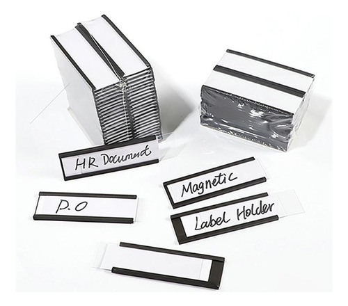 Portatarjetas De Identificación Con Clip Magnético Para Etiq