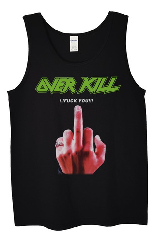 Polera Musculosa Overkill Fuck You Metal Abominatron