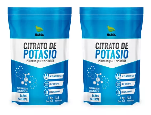 CITRATO DE POTASIO – 1 Kg – NATSA – Productos Naturales