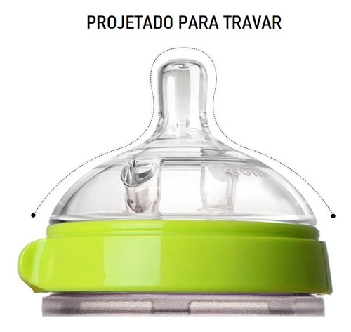 Kit De 2 Botellas Verdes Comotomo De 250 Ml Verde