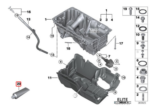 Sellador Tapa Distribucion Bmw 3' E36 323ti