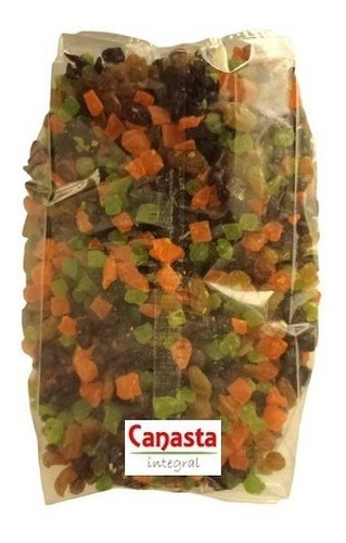 1kg Fruta Deshidratada Mix Papaya, Arándano, Kiwi, Uva Güera