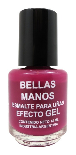 Esmalte Gel Sin Cabina Frambuesa N°125 X 14ml Bellas Manos