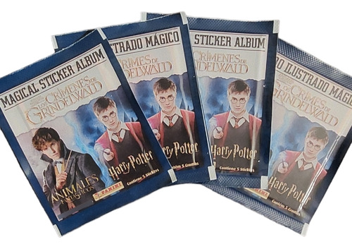 Packs 25 Sobres Harry Potter Los Crimenes De Grindelwald
