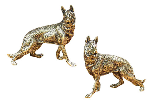 Estatuilla De Perro De Latón, Regalos Decorativos Para