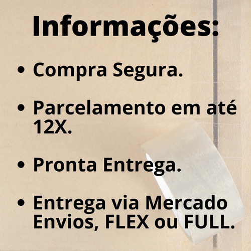 Imagem 5 de 6 de Fita Adesiva 45x100 Durex Largo Transparente (kit 6 Rolos)