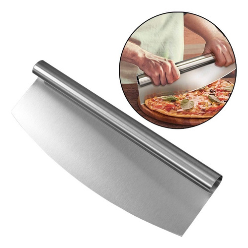 Cortador De Pizza De Acero Inoxidable De 30 Cm Media Pizza