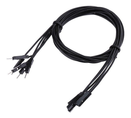 Cable Macho Hembra Negro 20cm Kit X15 Unid Emakers