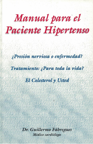 Manual Para El Paciente Hipertenso