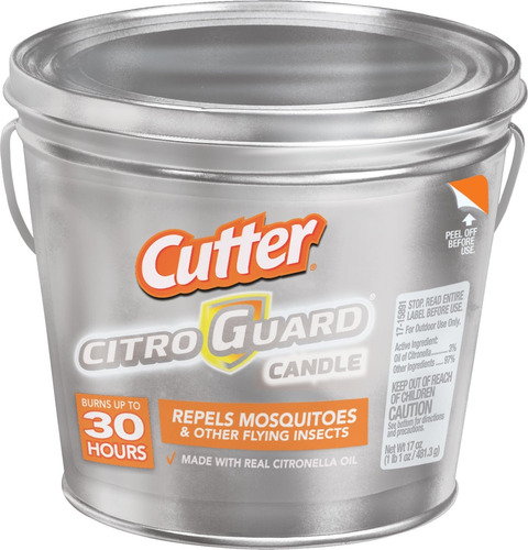 Cutter Citro Guard, Vela En Cubeta, 17 Onzas, Paquete De 60,