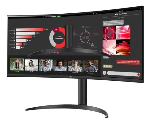 Monitor LG 34 Ultrawide Wqhd Curvo 100hz Usb-c Hdr 10