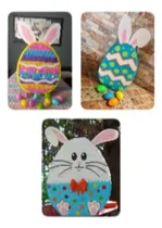 Comprar Piñata Mini Conejito De Pascua - Arcoirispapel Blanco Conejo\u002F Huevos De Pascua Mini Piñata Conejo\u002Fhuevo Pascua Surtidos Chica