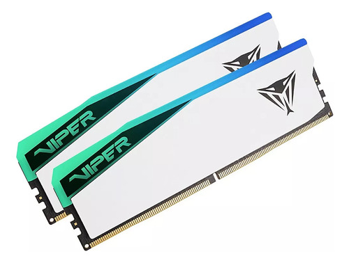 Memoria Ram Ddr5 Patriot Viper Elite 5 Rgb 32gb 6400mhz (2x16gb) White Cl32