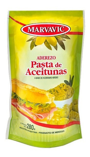 Pasta De Aceitunas Verdes - 24x280 G - El Rey Del Mar