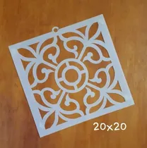 Comprar Stencils De Mayolica Azulejo Mosaico Piso 20x20 Cm