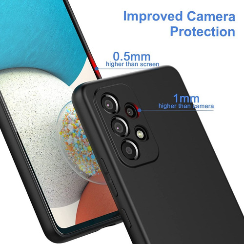 Imagen 2 de 7 de Carcasa Para Samsung Galaxy A53 5g Silicon Protector Cámara