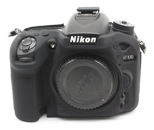 Funda De Cámara De Silicona Blanda Para Nikon D7100 D7200