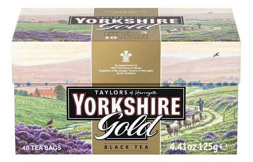 Yorkshire Te Negro Black Tea Irlandes Gold Importado 125g 40