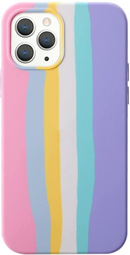 Funda Para iPhone 13 Pro Max Silicona Mix De Colores