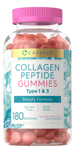 Carlyle Gomitas De Colágeno | 180 Unidades | Tipo 1 Y 3 | Su