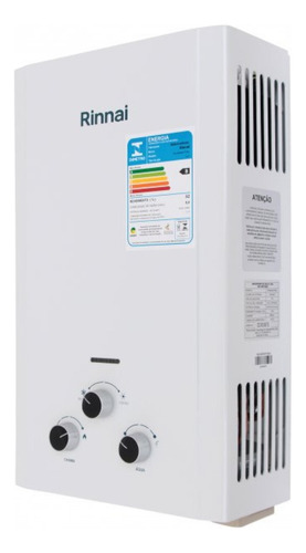 Aquecedor a gás GLP Rinnai Onnsen REU-M090 CFH branco