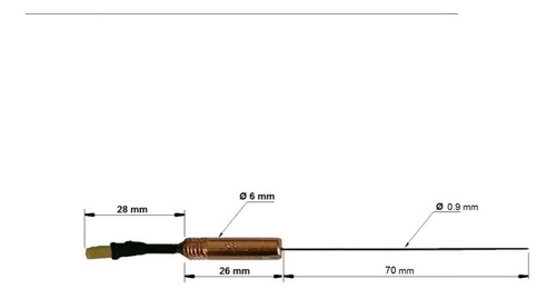 Aguja Termica Cnc Corte Polifan  