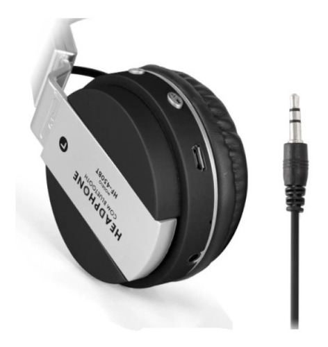 Headfone Bluethooth Celular Pc Note Exbom Hf-450bt - Preto Preto