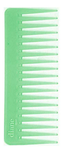 Peines - Mayabeauty 6  Mint Green Wide Tooth Detangler Comb 