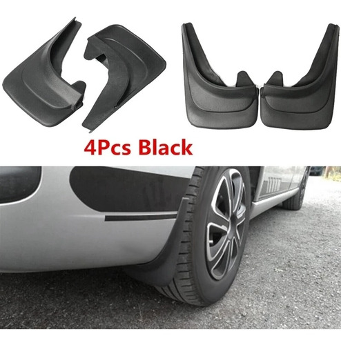 Imagen 2 de 5 de Guardabarros Guarda Fango Auto Universal X4 /r&c