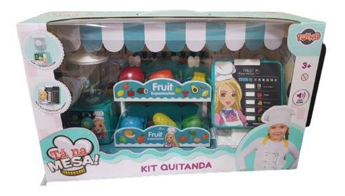 Brinquedo Kit Quitanda E Liquidificador Com Som 43779 Toyng