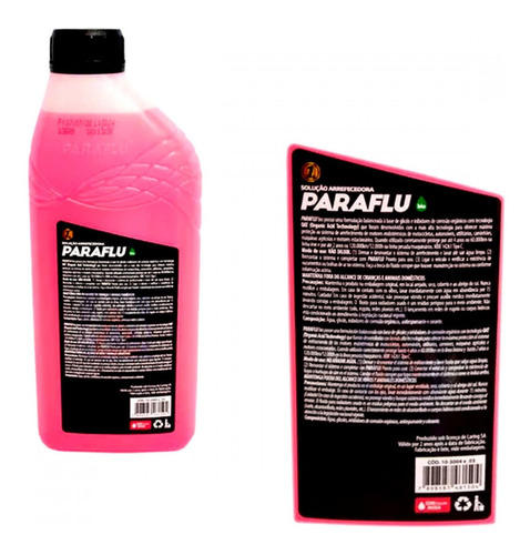 Imagem 3 de 4 de Kit Aditivo Com 6 Litros Paraflu Radiador Rosa Pronto P/ Uso