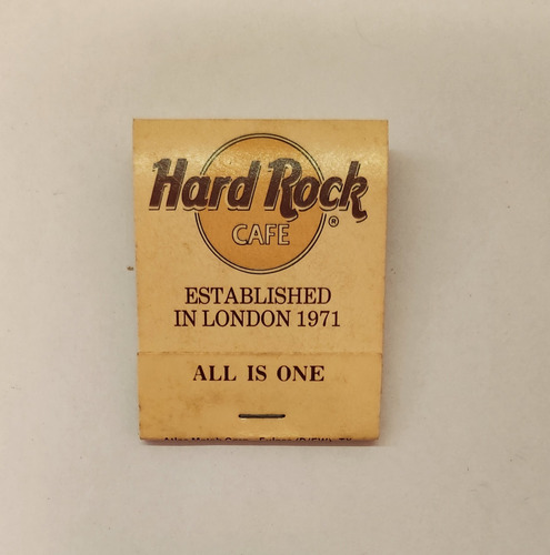 Caixa De Fósforos Coleção Hard Rock Cafe New York (Usado)