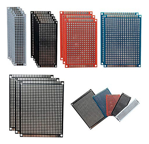 Kit Pcb Doble Cara 38 Pzas 5 Tamaños 4 Colores - Proyecto
