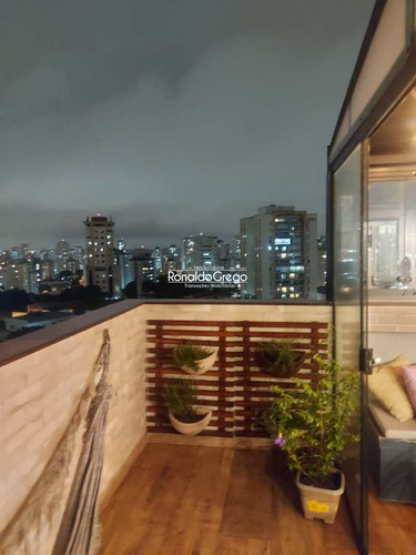 Imagem 6 de 30 de Cobertura Recém Reformada Com 02 Vagas,2 Dorms, 1 Suite 3 Banh - V7384