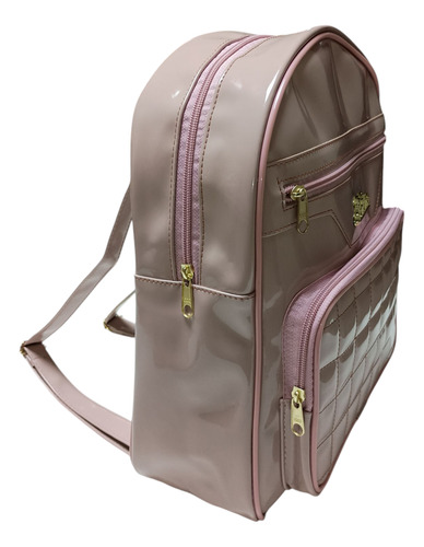 Mochila Bolsa Feminina Rose Liso