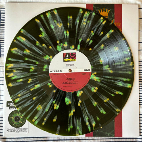 Disco Vinyl Bruno Mars Xxivk Magic (green Translucent) Versión Del Álbum Edición Limitada