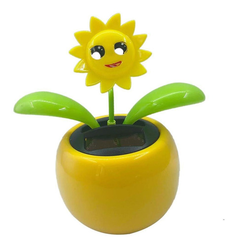 Imagen 6 de 12 de 2 Uds Juguete De Flor De Baile Con Solapa Con Energía Solar