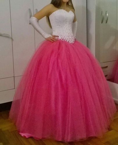 Vestido Largo Para 15 Años, Corset, Hechos A Medida.