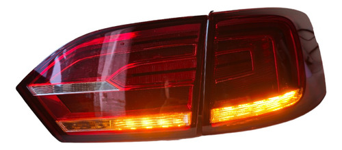 Lanterna Led Jetta 2011 2012 13 14 Modelo Gli Seta Dinâmica