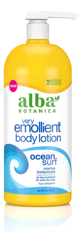 Alba Botanica Locion Corporal Muy Emoliente, Ocean Surf, 32 