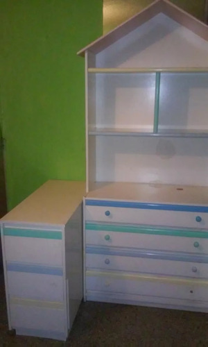 Imagen 3 de 3 de Chiffonier Con Sus Dos Gaveteros Infantiles