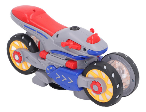 Motocicleta Stunt, Juguete Eléctrico Que Gira 360 Grados