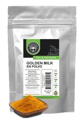 Golden Milk X250g Leche Dorada - Kg a $60