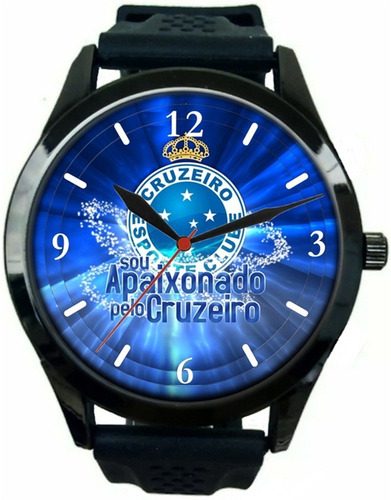 Kit 2 Relógios Pulso Esportivo Cruzeiro Masculino Barato