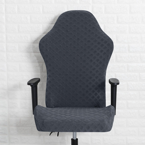 Funda Para Silla De Ordenador De Carreras, Gris Oscuro