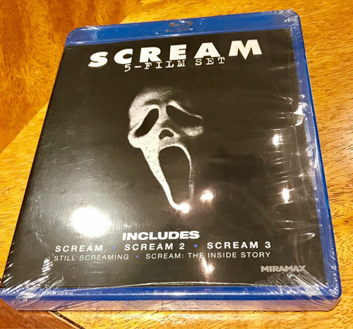 Scream Bluray Set De 3 Blurays Originales Nuevo Sellado